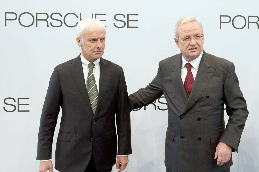 Martin Winterkorn (rechts) und sein möglicher Nachfolger, Matthias Müller