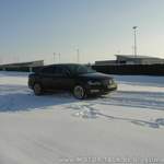 Brems- und Ausweichmanöver im Schnee