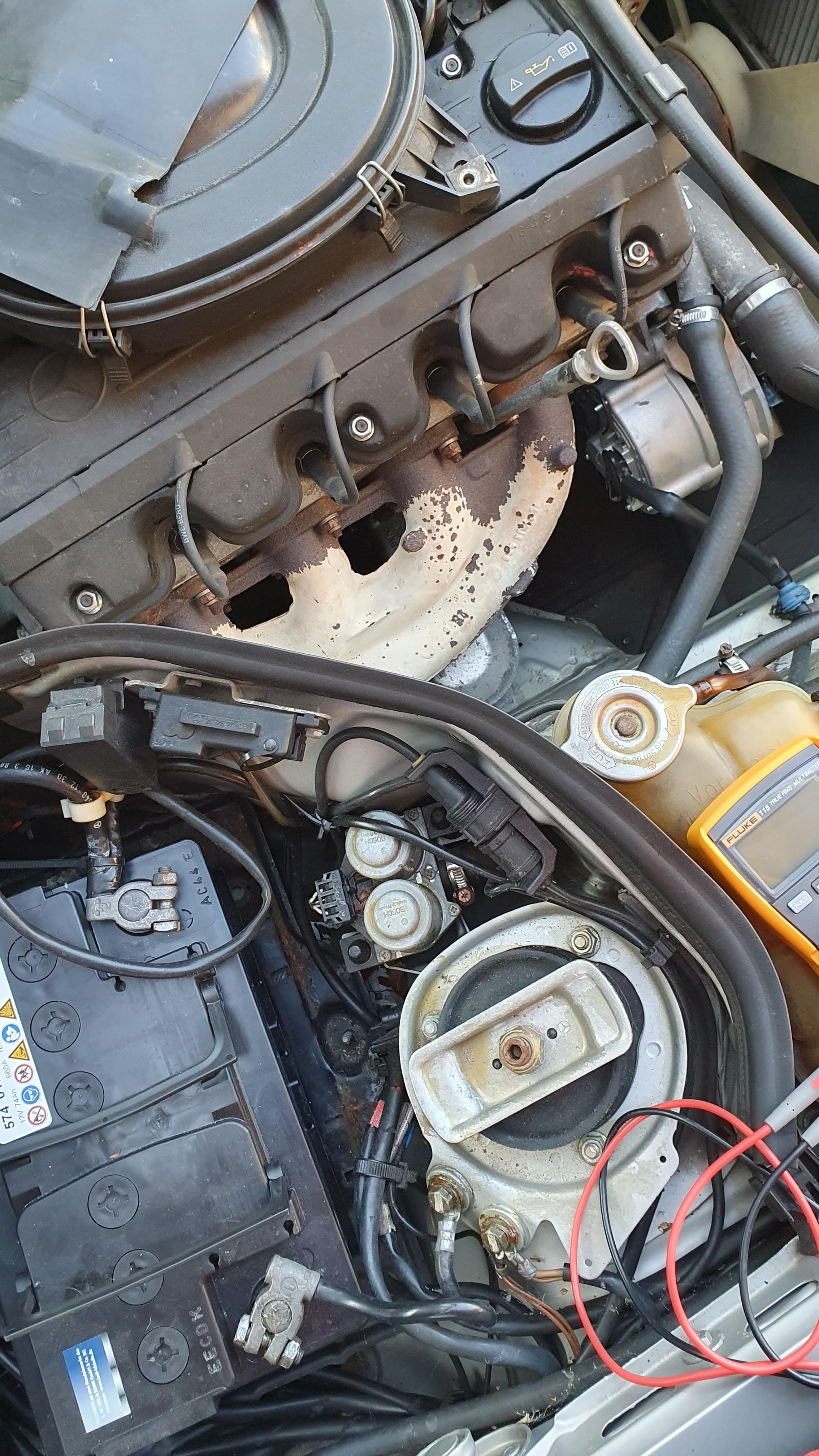 W124 E230 Batterie wird nicht geladen & Kombiinstrument Seltsamer Elektronikfehler