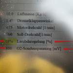 Reaktion auf Bremsenreiniger