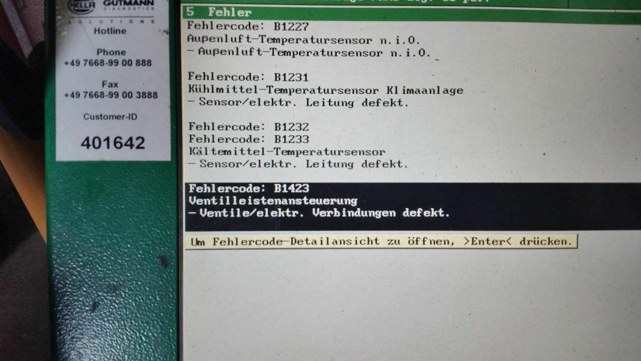W140 Klima Problem, lässt sich nicht einschalten