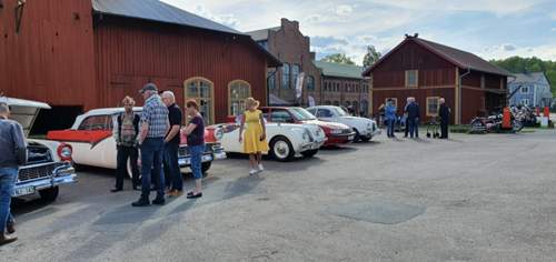 Autotreffen bei Åminne Bruk