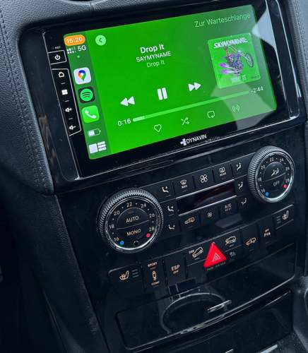 Klimabedienteil ML 350 CDI MoPf Dynavin