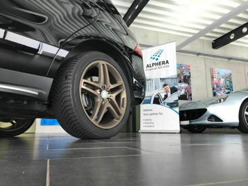 ML350, AMG Paket mit 21", Rad hinten