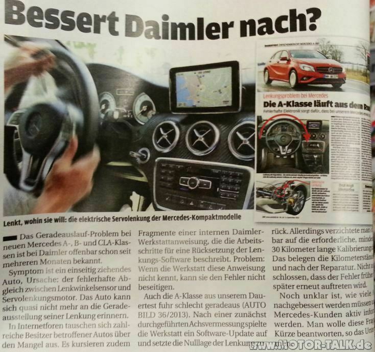 W176 - Erste Mängel Thread