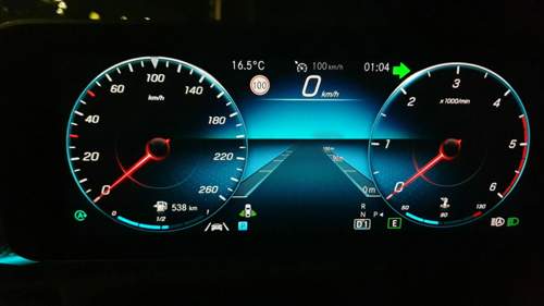 Fahrerdisplay
