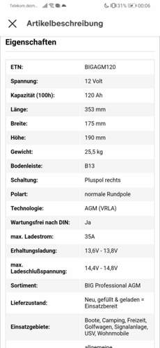 120ah selbe maße wie 95ah kann das sein?