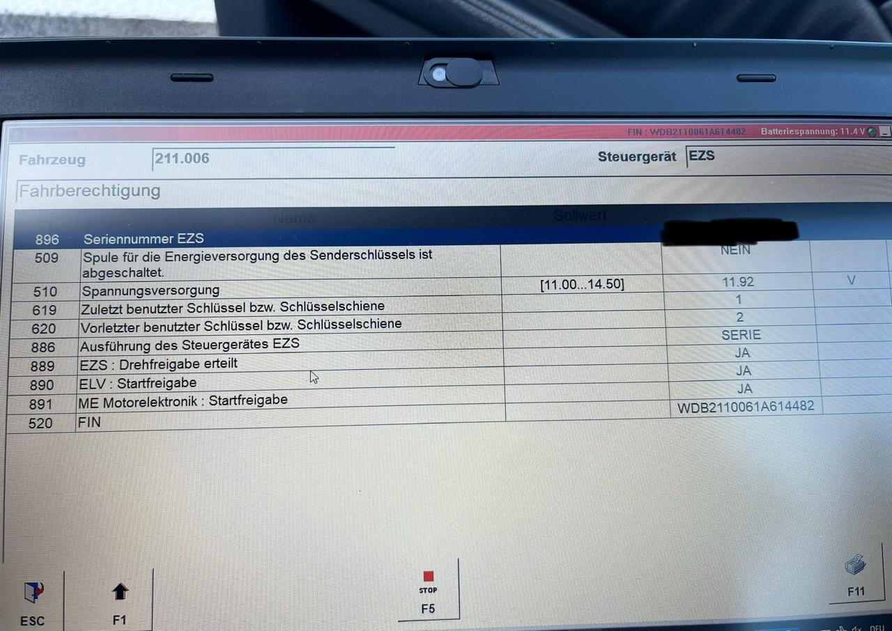 W211 E55 startet nicht (oder nur wenn er will)