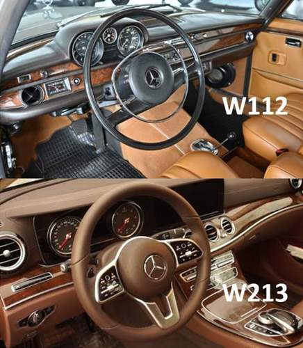 W112 vs W213 Tacho