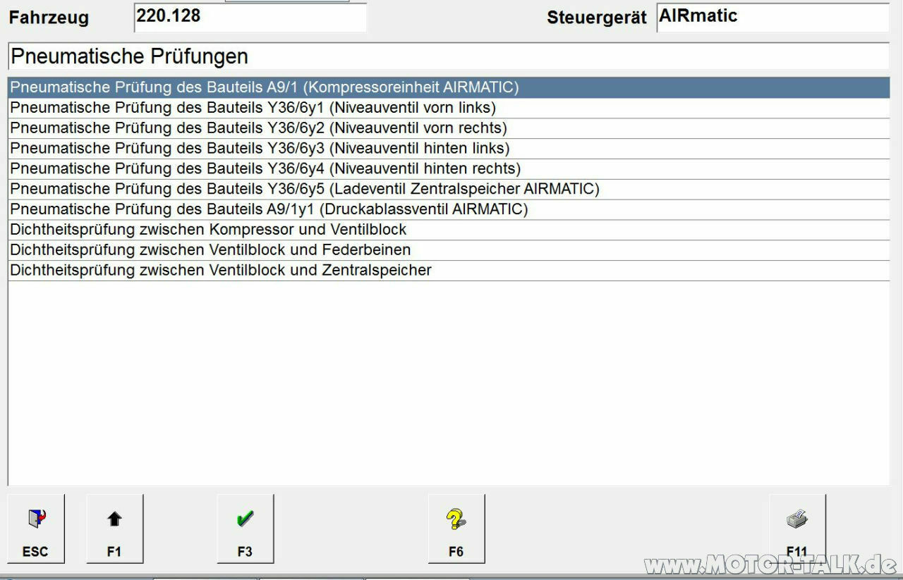 W220 - Airmatic Problem nach Urlaub
