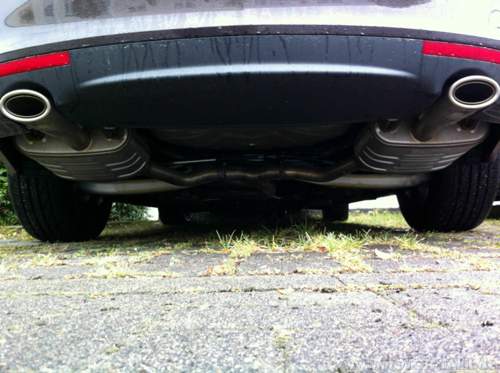 Biturbo-exhaust