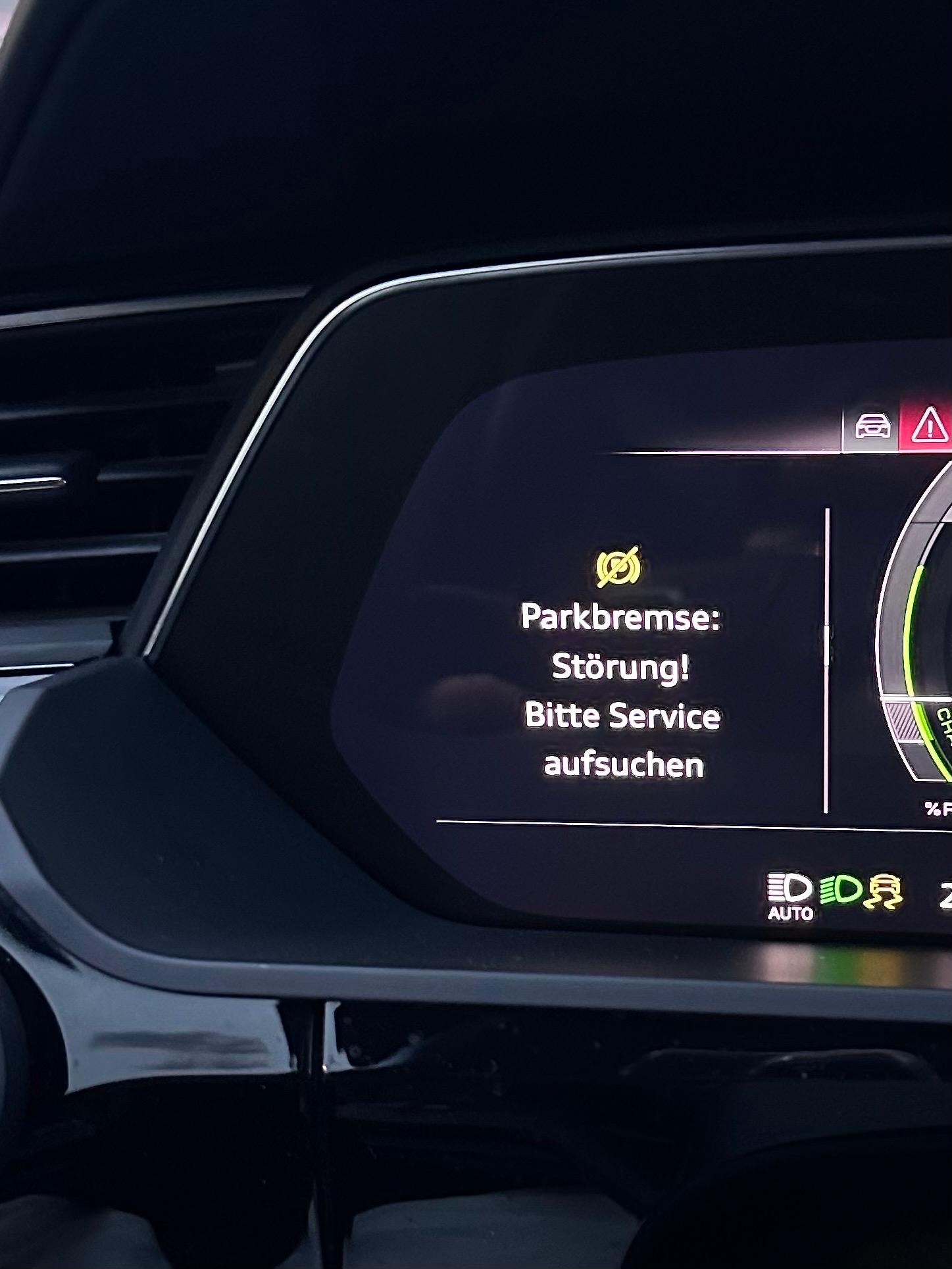 Warnleuchtenparty- Motorausfall?