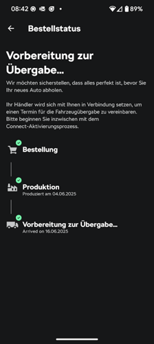 Bestellstatus