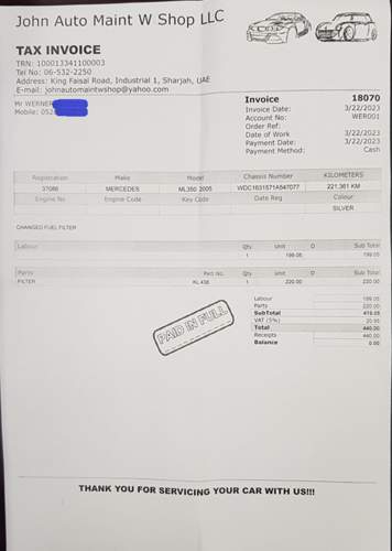 Ml350-fuel-filter-invoice-03-2023