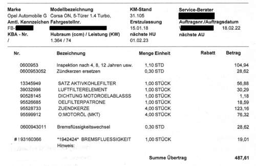 4-Jahres Service