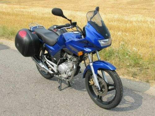 Mopeds mit Koffern