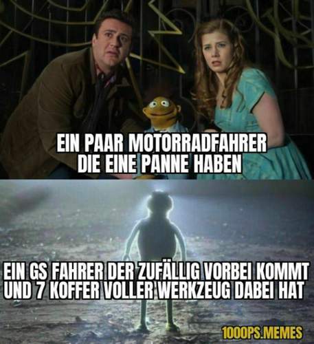 GS und Koffer