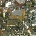Kirche und Altstadt Lgbg.