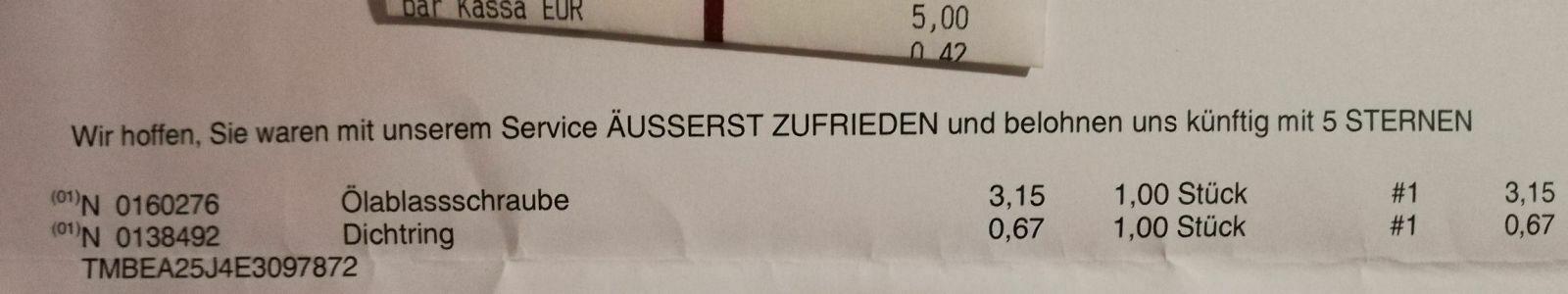 Warum Öl Ablasschraube jedesmal wechseln?
