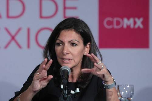 Anne Hidalgo, Bürgermeisterin von Paris, auf dem C40-Treffen der Bürgermeister am 1. Dezember 2016 in Mexiko City