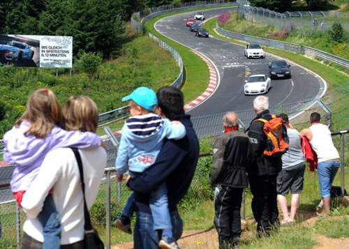 Die Nordschleife am Nürburgring.