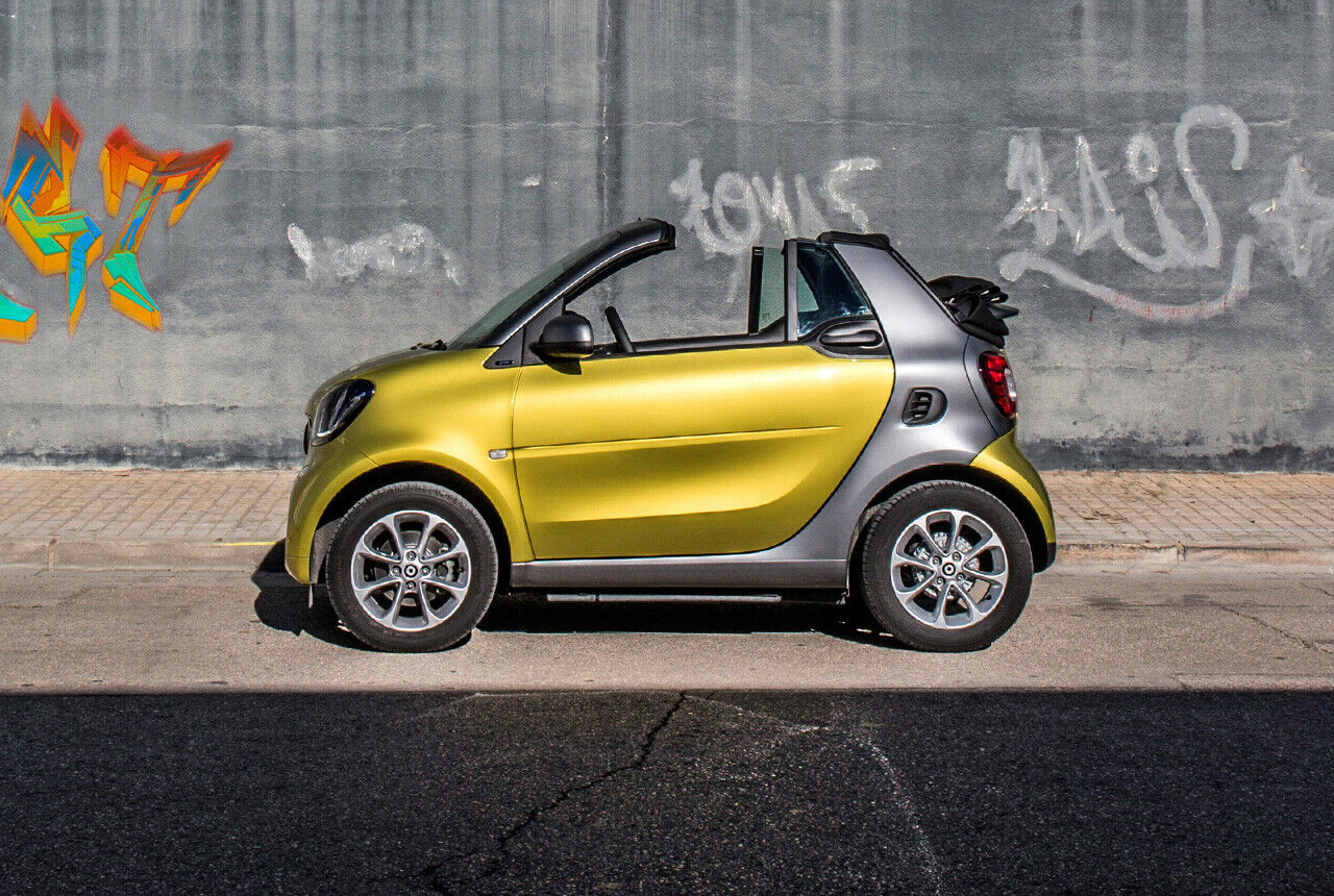 Auf Basis der vom ADAC ermittelten WLTP-Werte erhöht sich der Verbrauch beim Smart Fortwo Cabrio von 4,2 auf 6,0 Liter