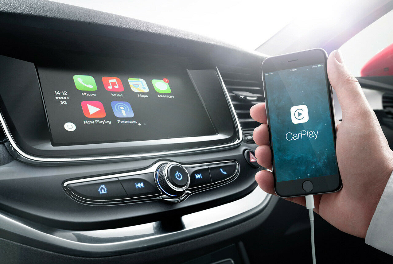 In neuen Modellen von Opel gehört Apple Carplay schon zum Angebot