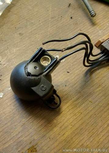 Einspritzdüse Deckel vorbereitet