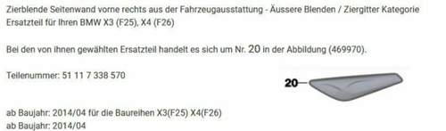 Bmw-zierblende-seitenwand-vorne-rechts