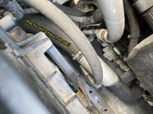 Frage Schlauch Motorraum