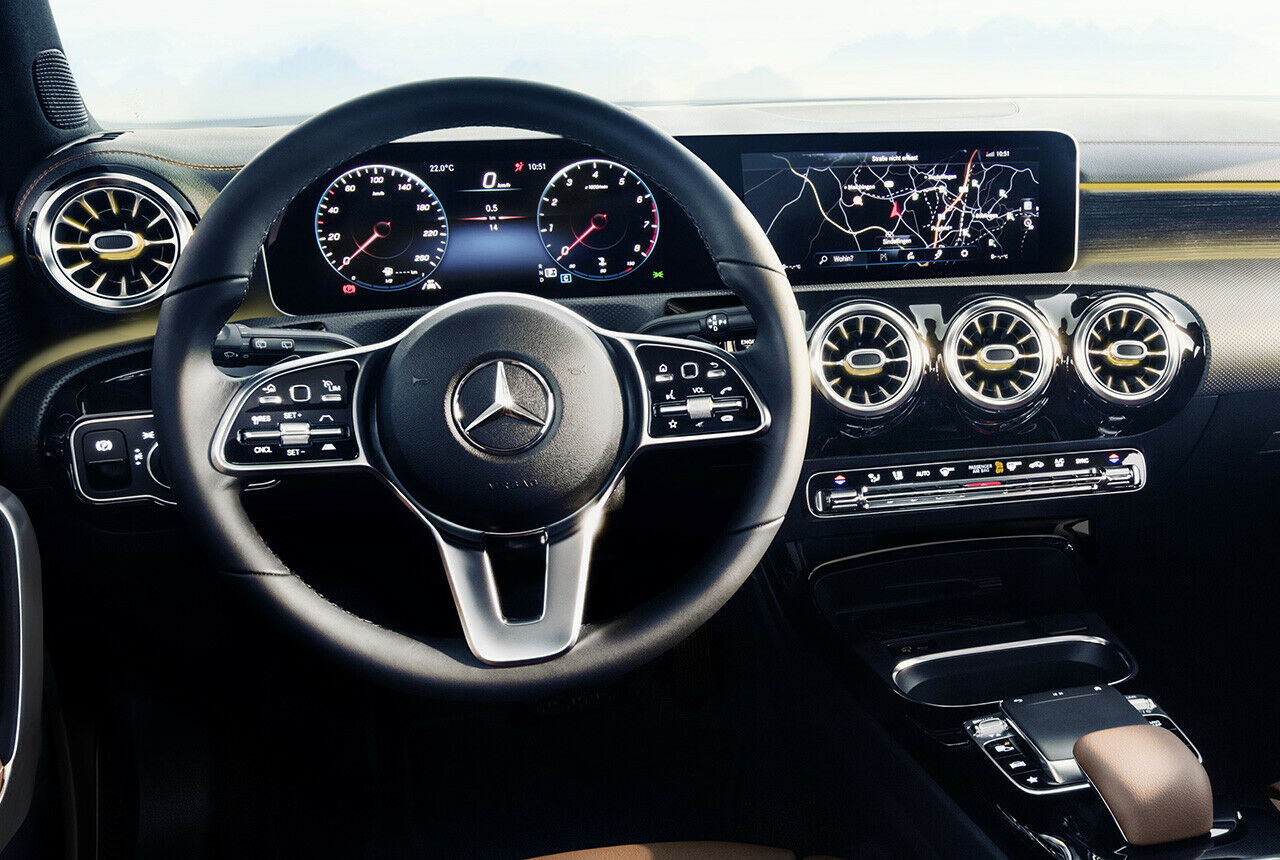 Das Cockpit der nächsten Mercedes A-Klasse