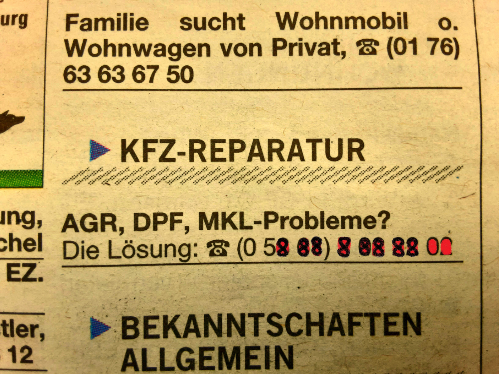 Was kann man gegen illegale "Reparatur-Angebote" im Internet / Zeitungen tun?