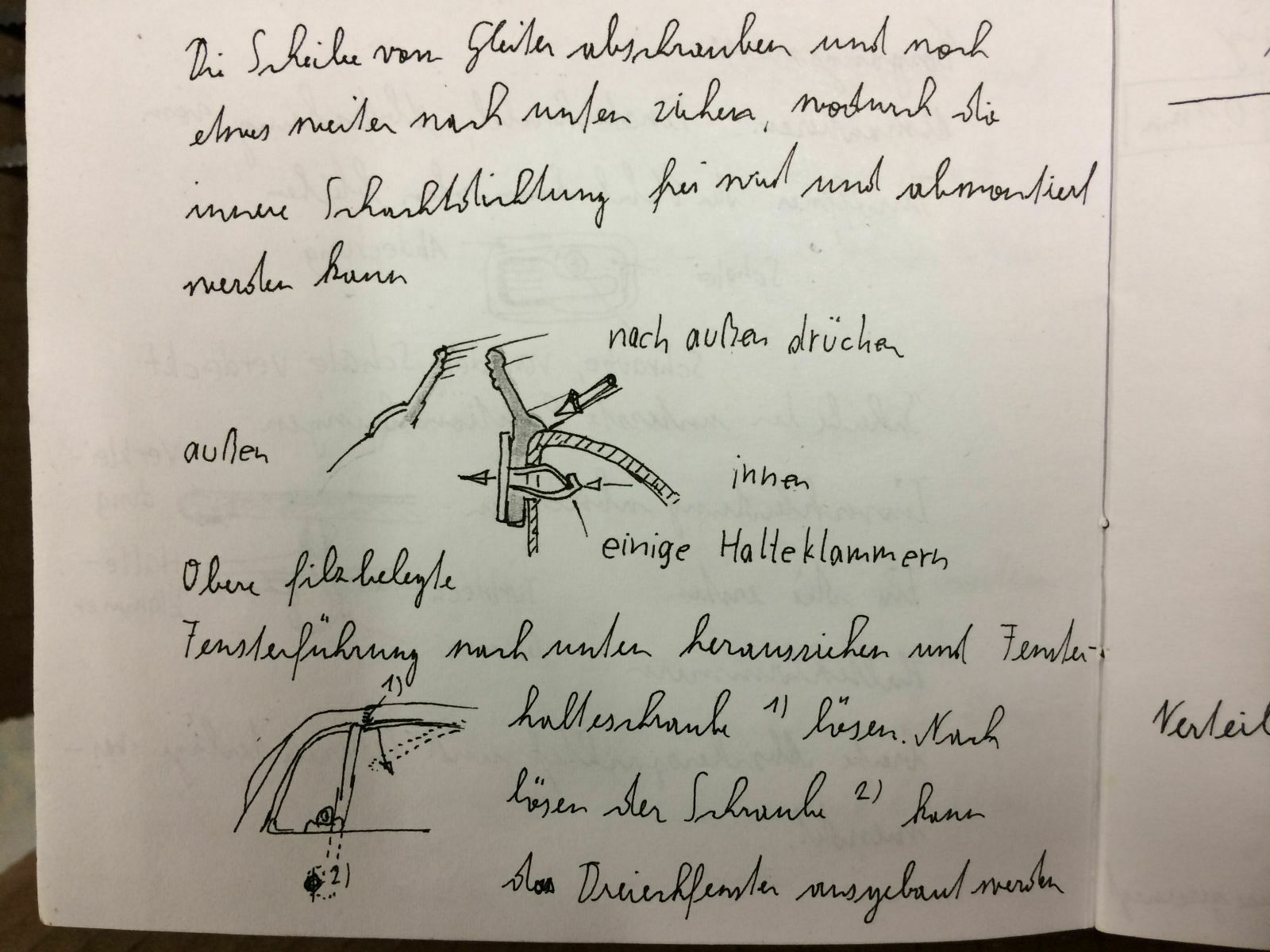 Was klappert in der Tür?