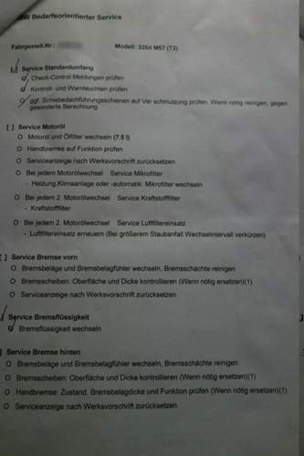 Wartung