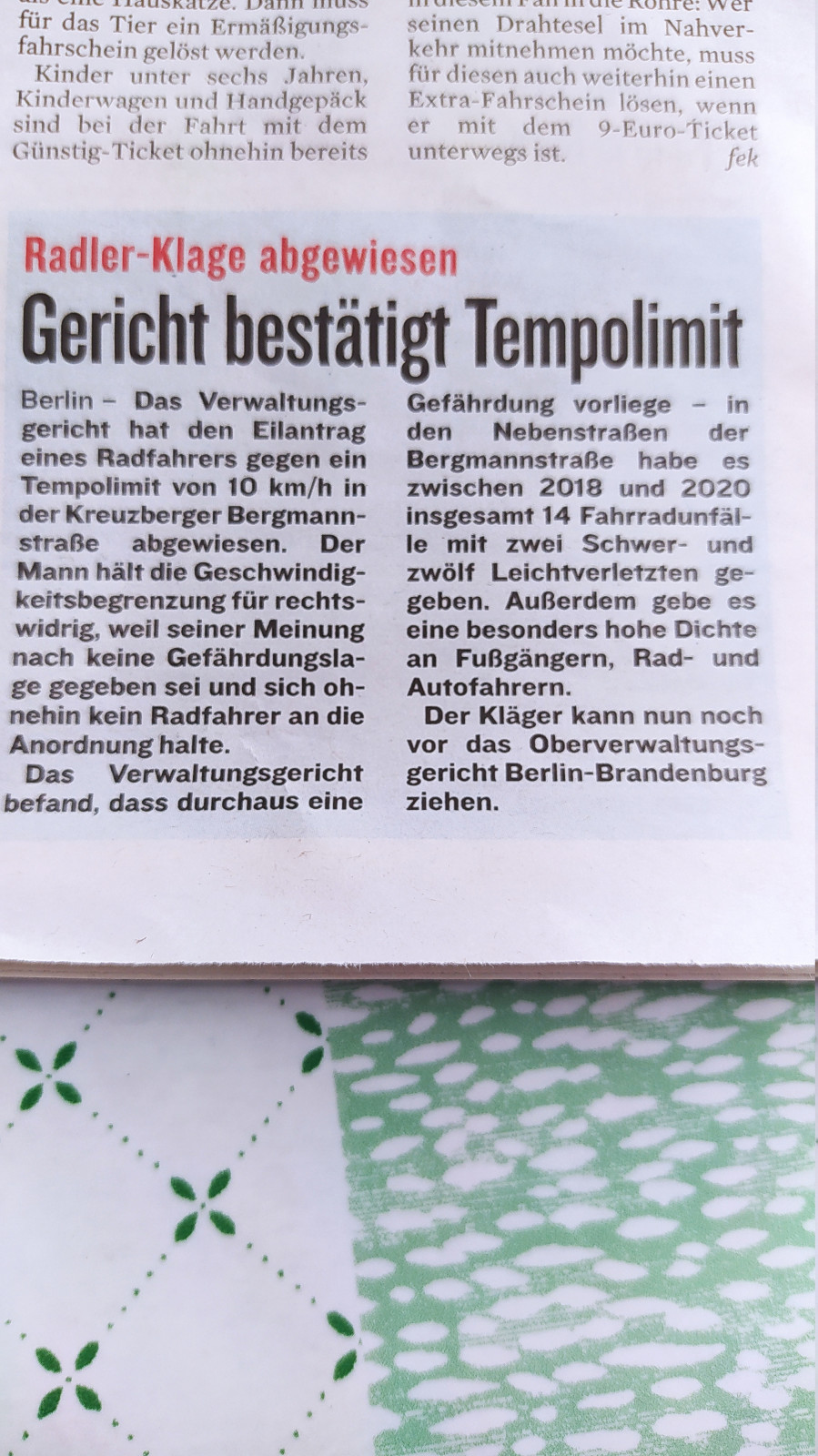 Was mich im Straßenverkehr aufregt!