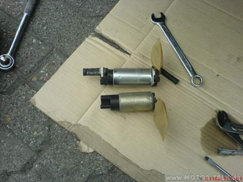Benzinpumpe. eine mit E5 die andere E85