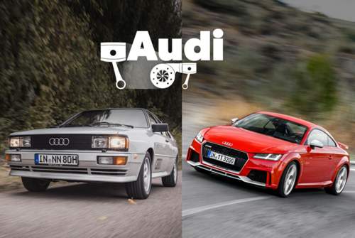 Zwei Türen, Reihenfünfzylinder, Turbo, Allrad: (Ur-) Quattro und TT RS sind Brüder im Geiste. Noch jedenfalls