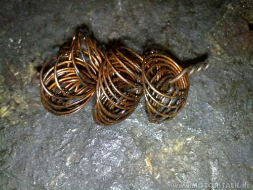 Kupferspirale aus'm Schlauch
