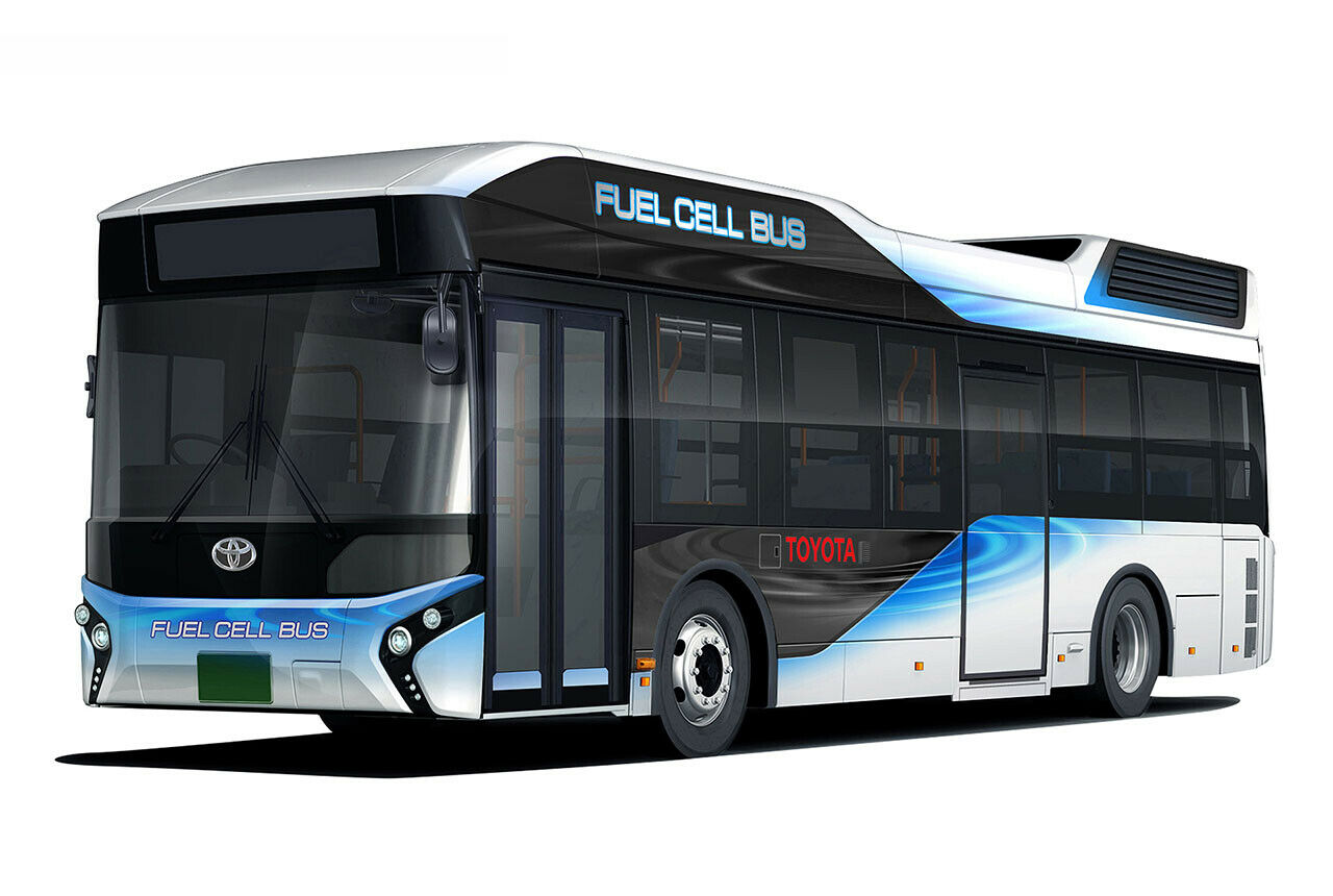 Toyota beginnt Anfang 2017 mit dem Verkauf von Wasserstoff-Bussen namens Toyota FC Bus