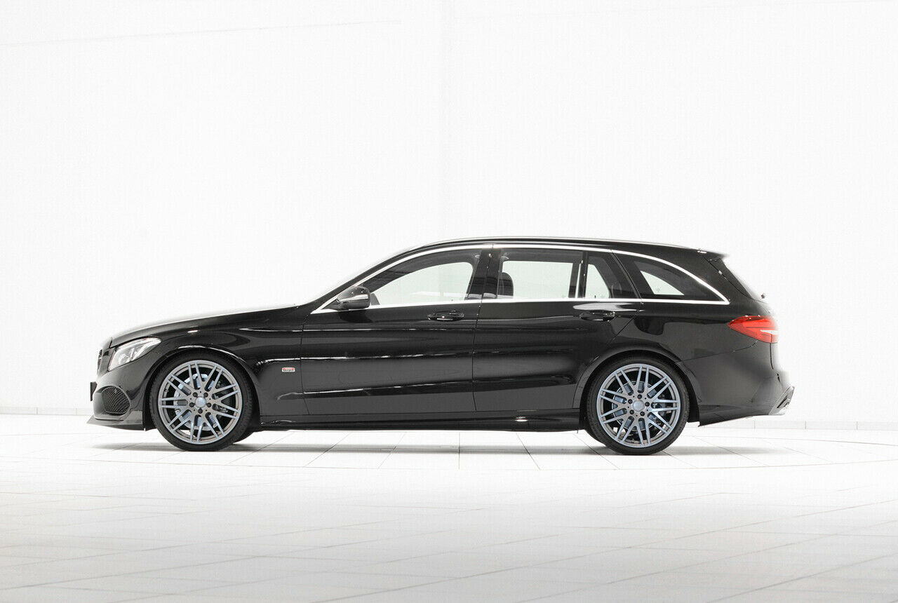 Die gleichen Felgen im typischen Brabus Grau