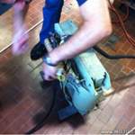 Improvisierte Versorgung in Turin