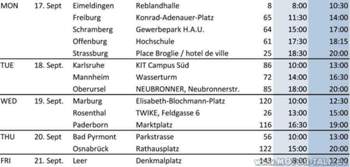 WAVE2012 - Termine Deutschland