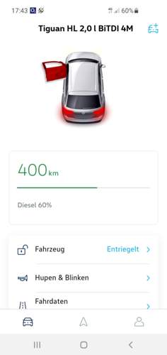 Fahrertür offen