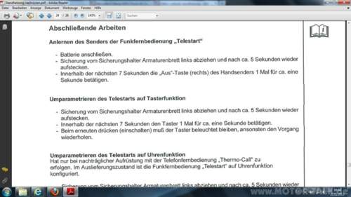 Standheizung-umparametrieren
