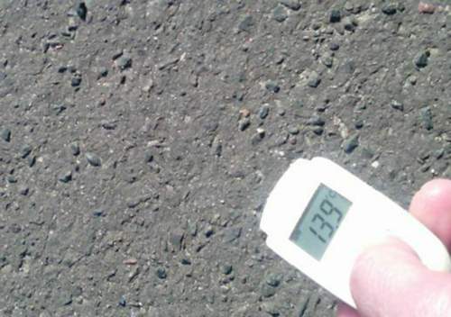 Asphalttemperatur 2020-03-15