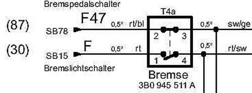Bremslichtschalter