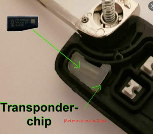 Wegfahrsperre/Transponder