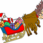 Elch-rentier-weihnachtszeit