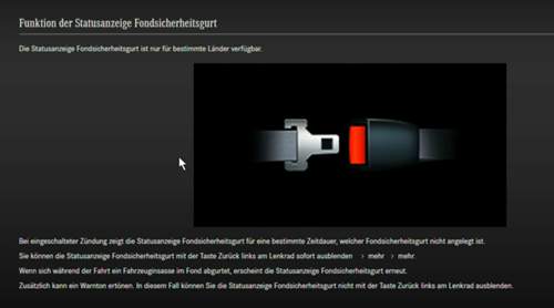 Bedienungsanleitung Fondsgurtanzeige
