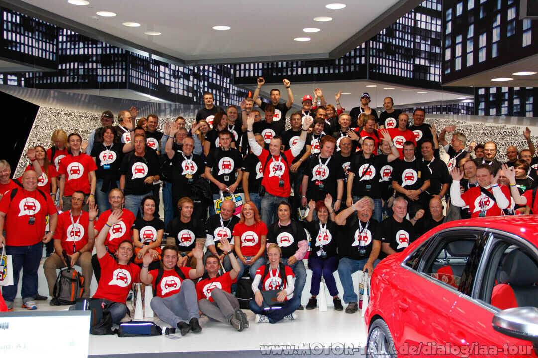 MOTOR-TALKer und Werkstatt auf der IAA-Tour 2013
